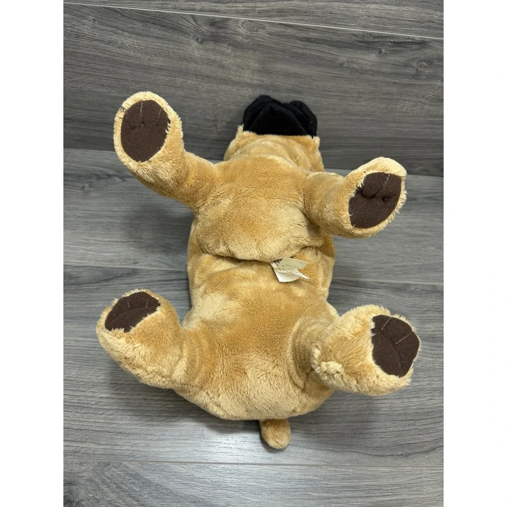 Folkmanis French Bulldog Puppy Dog Plush Puppet Stuffed Animal Realistic 15